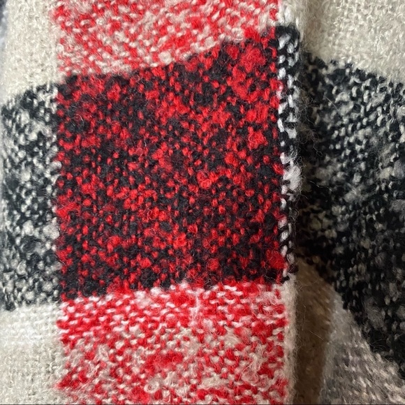 Rampage Poncho Design Red/Gray/Black. One Size. - Picture 8 of 9